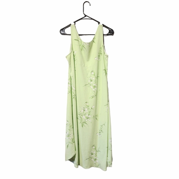 Secret Treasures Green Floral Sleeveless Nightgown Size L - Picture 6 of 9